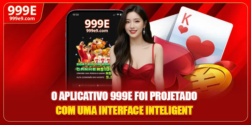 O aplicativo 999E foi projetado com uma interface inteligente